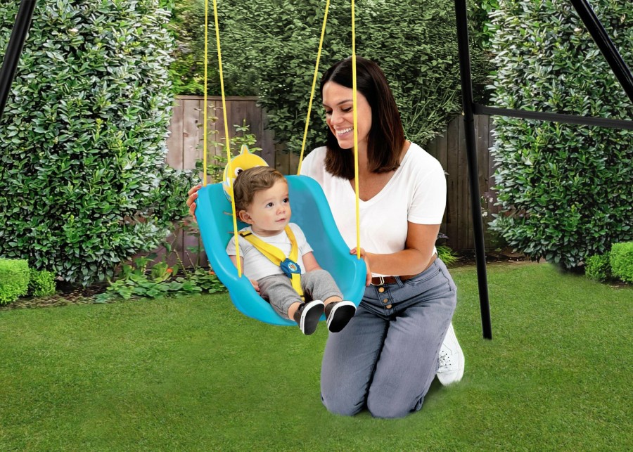 Delta Children Outdoor | Baby Shark 2-In-1 Outdoor Kids Swing