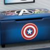 Delta Children Book & Toy Storage | Avengers Upholstered Storage Bench For Kids