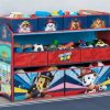 Delta Children Book & Toy Storage | Paw Patrol Deluxe 9 Bin Design And Store Toy Organizer