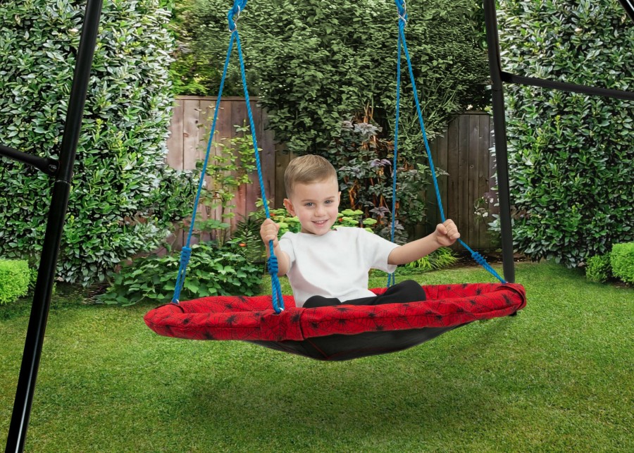 Delta Children Swings | Spider-Man 40-Inch Saucer Swing For Kids