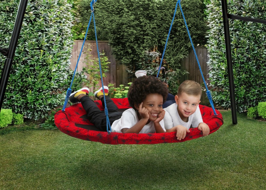 Delta Children Swings | Spider-Man 40-Inch Saucer Swing For Kids