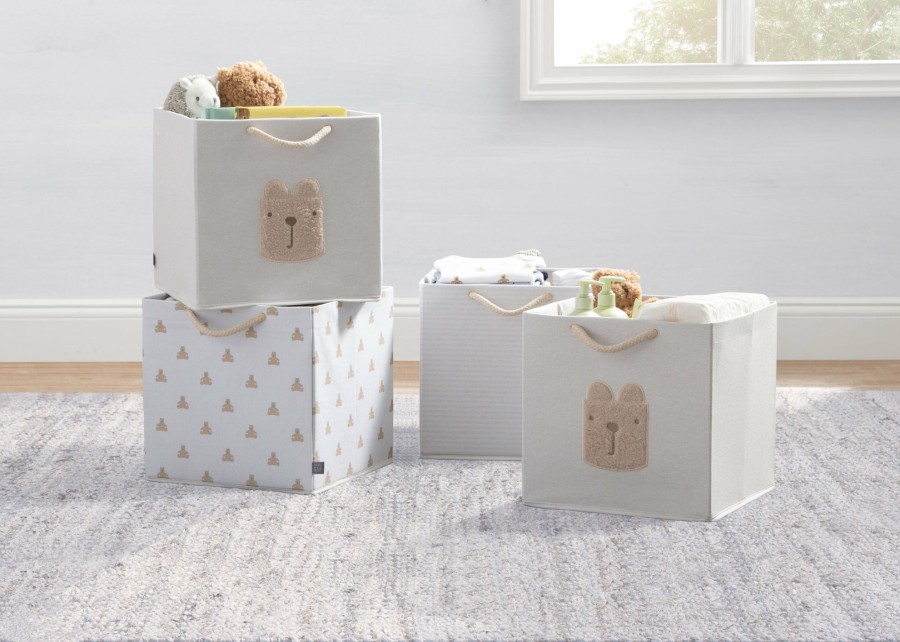 babyGap by Delta Children Storage & Organization | Babygap 4-Pack Brannan Bear Fabric Storage Bins With Handles