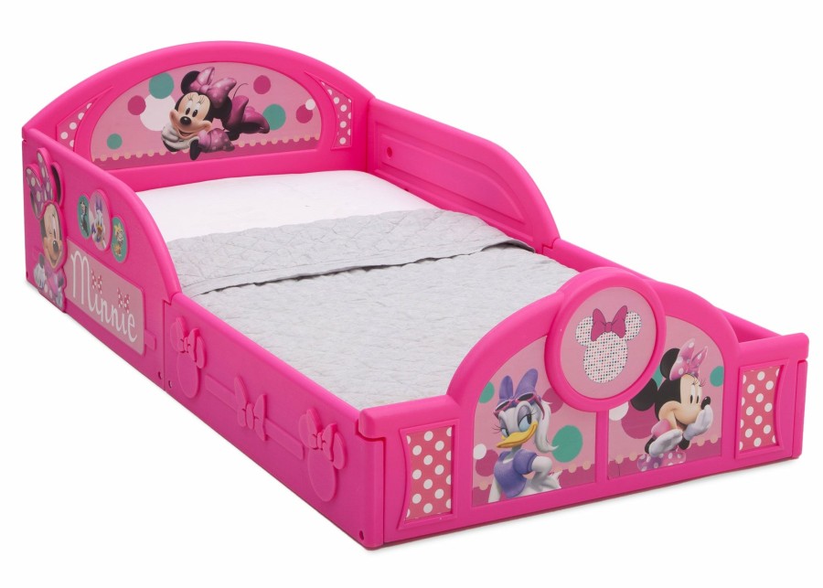 Delta Children Shop By Character | Minnie Mouse Plastic Sleep And Play Toddler Bed