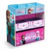 Delta Children Book & Toy Storage | Frozen Multi-Bin Toy Organizer