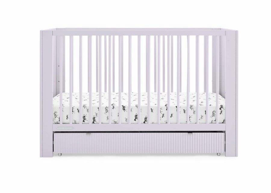 Delta Children Baby Cribs | Cassie 4-In-1 Convertible Crib With Underdrawer