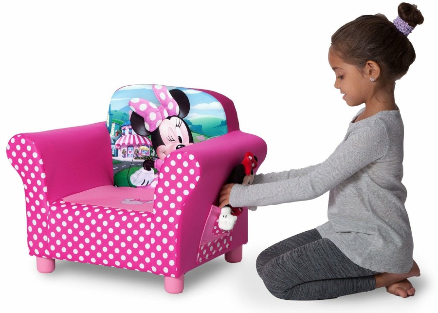 Delta Children Shop By Character | Minnie Mouse Upholstered Chair