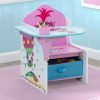 Delta Children Activity Desks | Trolls World Tour Chair Desk With Storage Bin