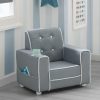 Delta Children Kids' Chairs | Chelsea Kids Upholstered Chair With Cup Holder