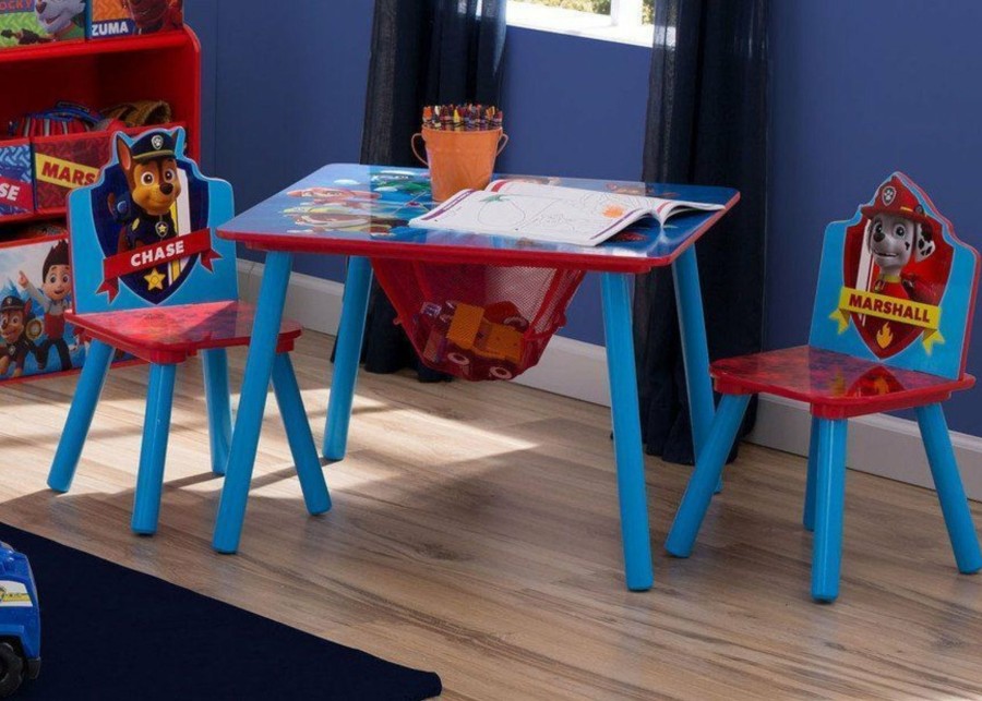 Delta Children Shop By Character | Paw Patrol Table & Chair Set With Storage