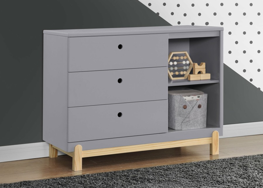 Delta Children Dressers & Changing Tables | Poppy 3 Drawer Dresser With Cubbies