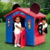 Delta Children Playhouses | Mickey Mouse Plastic Indoor/Outdoor Playhouse With Easy Assembly