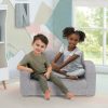 Delta Children Play Couches | Cozee Flip-Out Sherpa 2-In-1 Convertible Sofa To Lounger For Kids