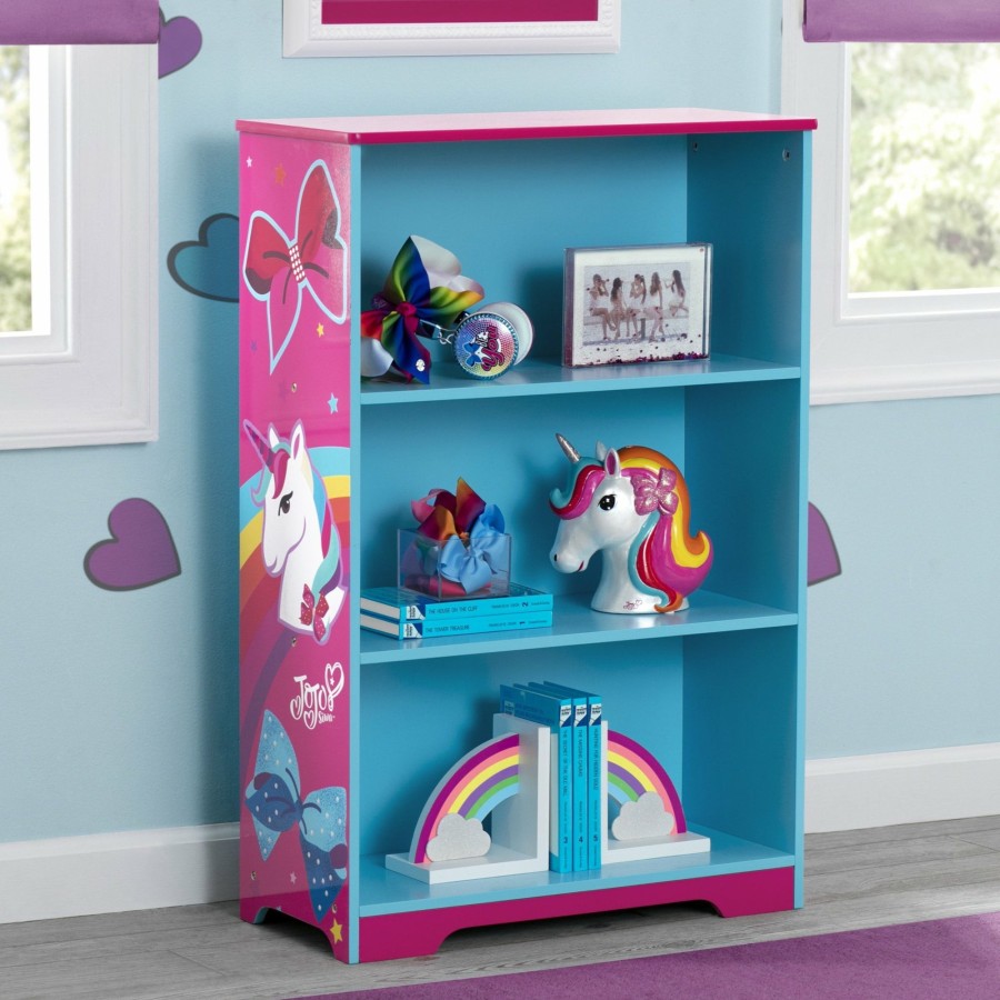 Delta Children Book & Toy Storage | Jojo Siwa Deluxe 3-Shelf Bookcase