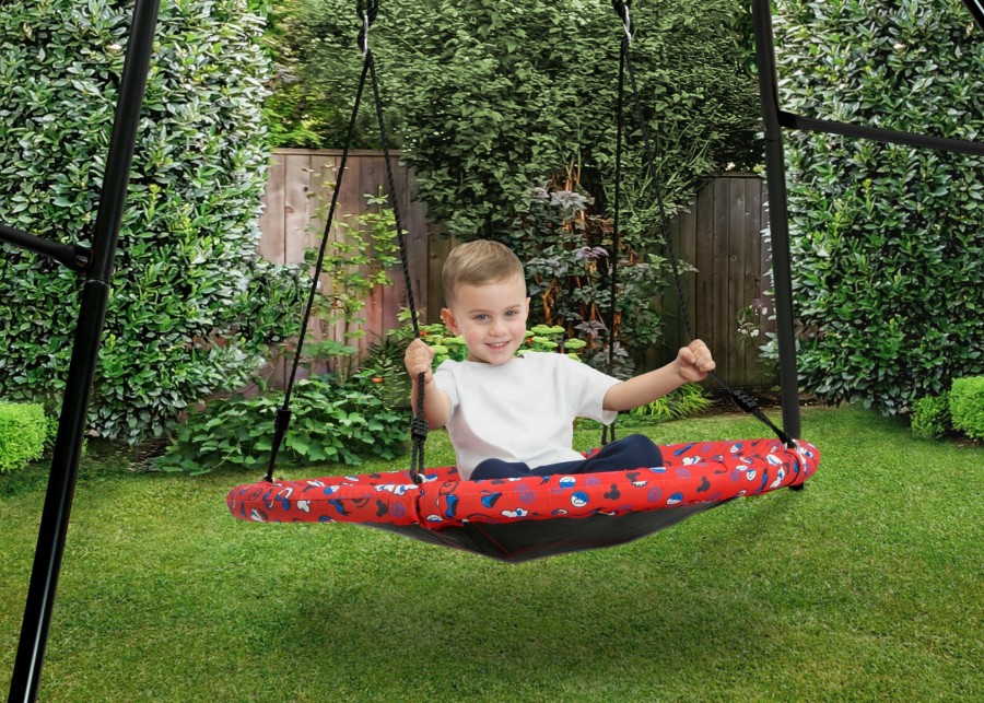 Delta Children Swings | Mickey Mouse 40-Inch Saucer Swing For Kids