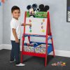 Delta Children Shop By Character | Mickey Mouse Wooden Double Sided Activity Easel