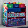 Delta Children Book & Toy Storage | Pj Masks Multi-Bin Toy Organizer