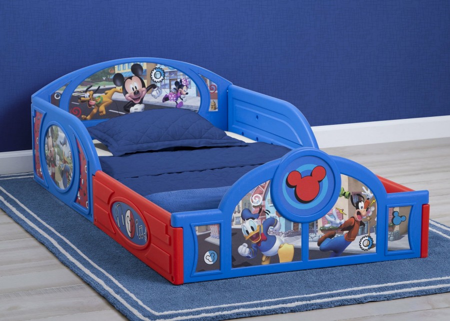 Delta Children Shop By Character | Mickey Mouse Plastic Sleep And Play Toddler Bed