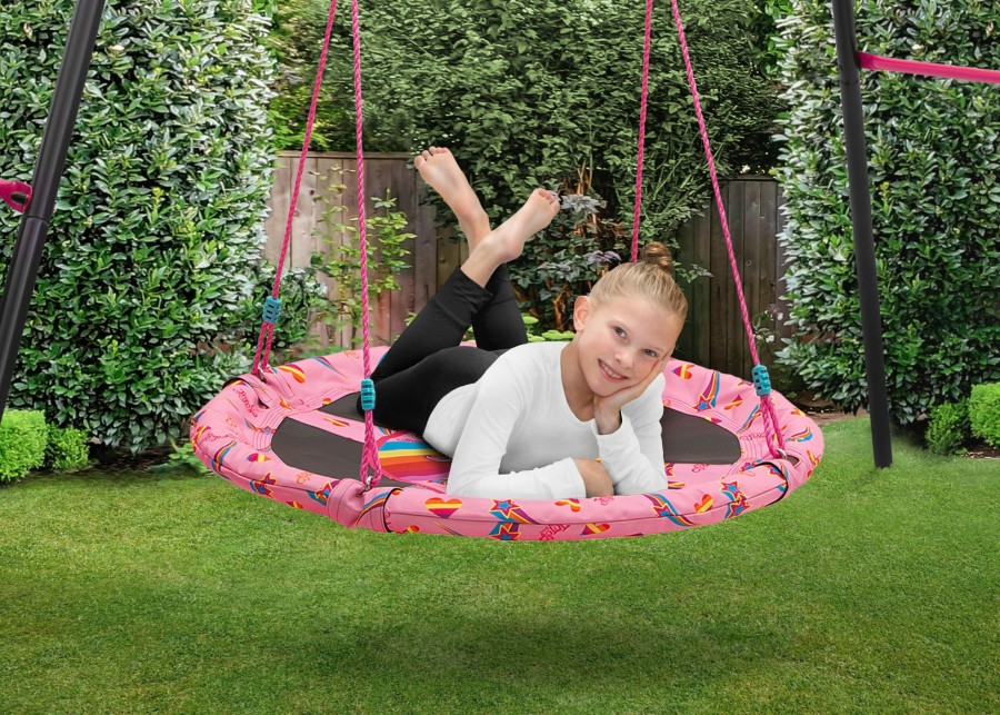 Delta Children Outdoor | Jojo Siwa 40-Inch Saucer Swing For Kids