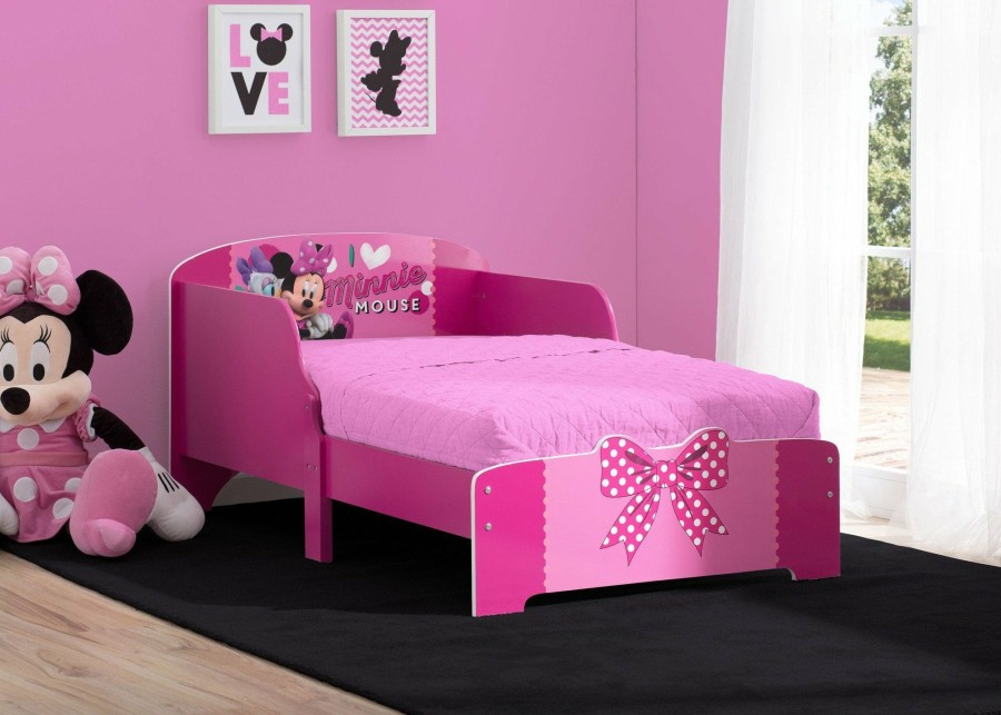 Delta Children Shop By Character | Minnie Mouse Wood Toddler Bed