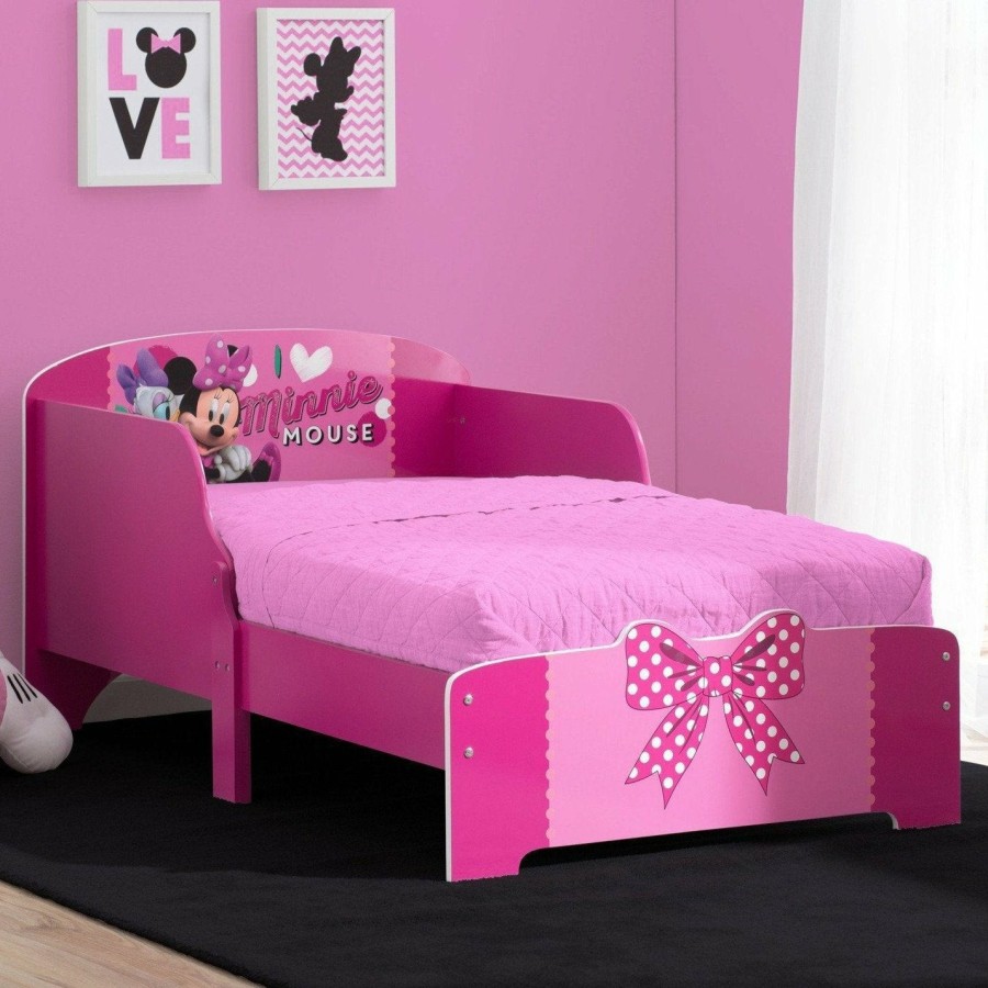 Delta Children Shop By Character | Minnie Mouse Wood Toddler Bed