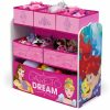 Delta Children Storage | Princess Multi-Bin Toy Organizer