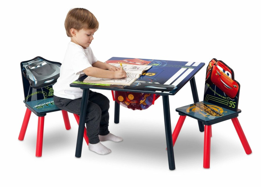 Delta Children Table & Chair Sets | Cars Table & Chair Set With Storage