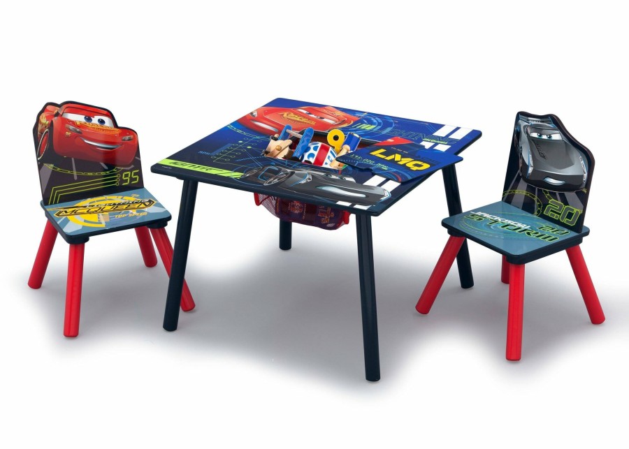 Delta Children Table & Chair Sets | Cars Table & Chair Set With Storage