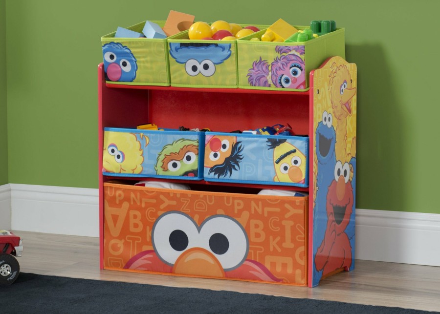 Delta Children Storage | Sesame Street Multi-Bin Toy Organizer