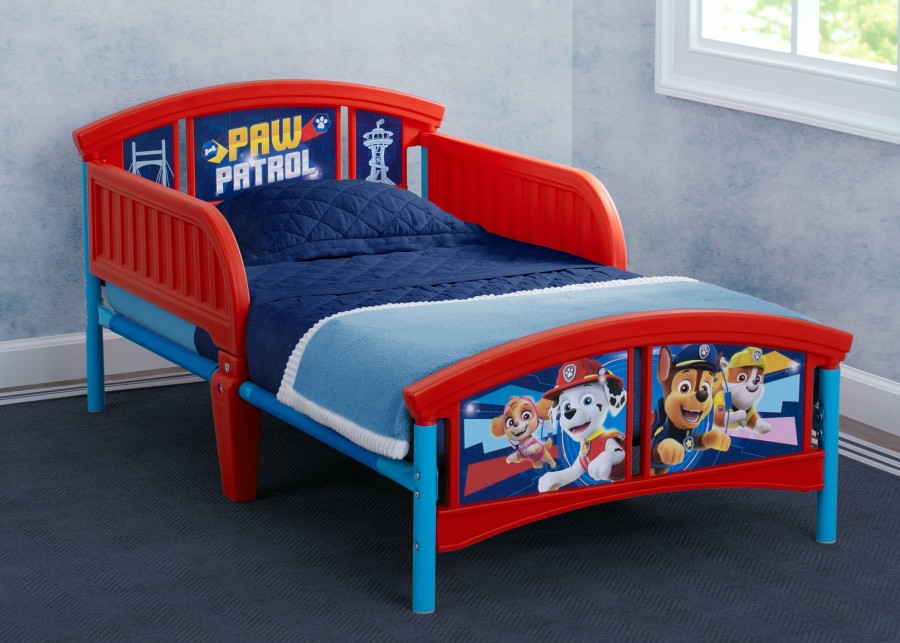 Delta Children Shop By Character | Paw Patrol Plastic Toddler Bed