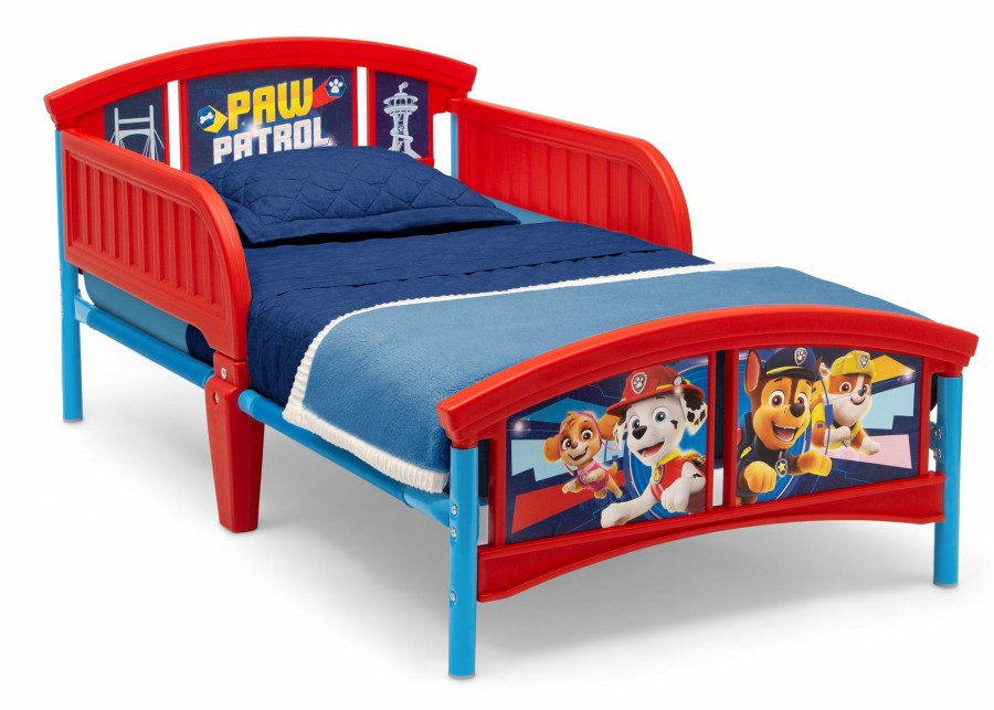 Delta Children Shop By Character | Paw Patrol Plastic Toddler Bed