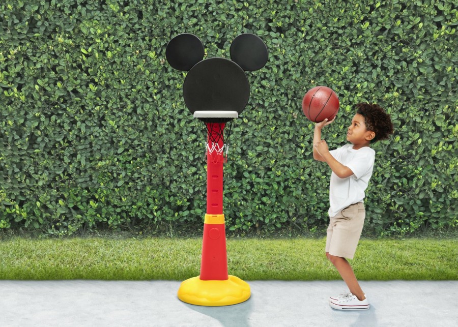 Delta Children Shop By Character | Mickey Mouse Plastic Basketball Set