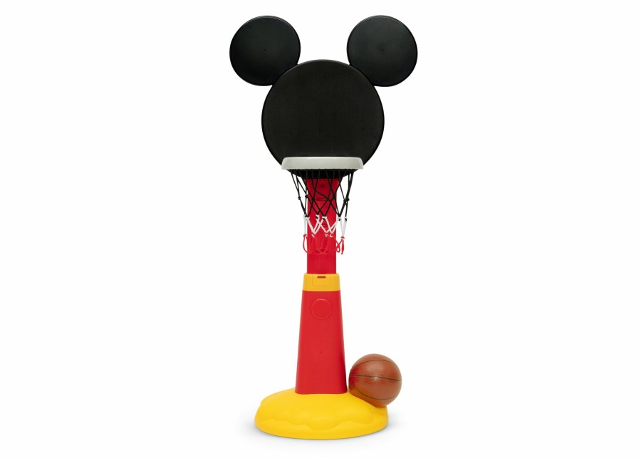 Delta Children Shop By Character | Mickey Mouse Plastic Basketball Set