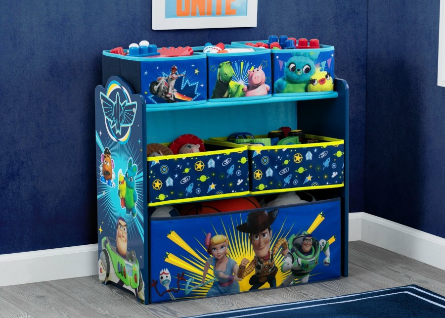 Disney/Pixar Book & Toy Storage | Toy Story 4 Design And Store Toy Organizer By Delta Children