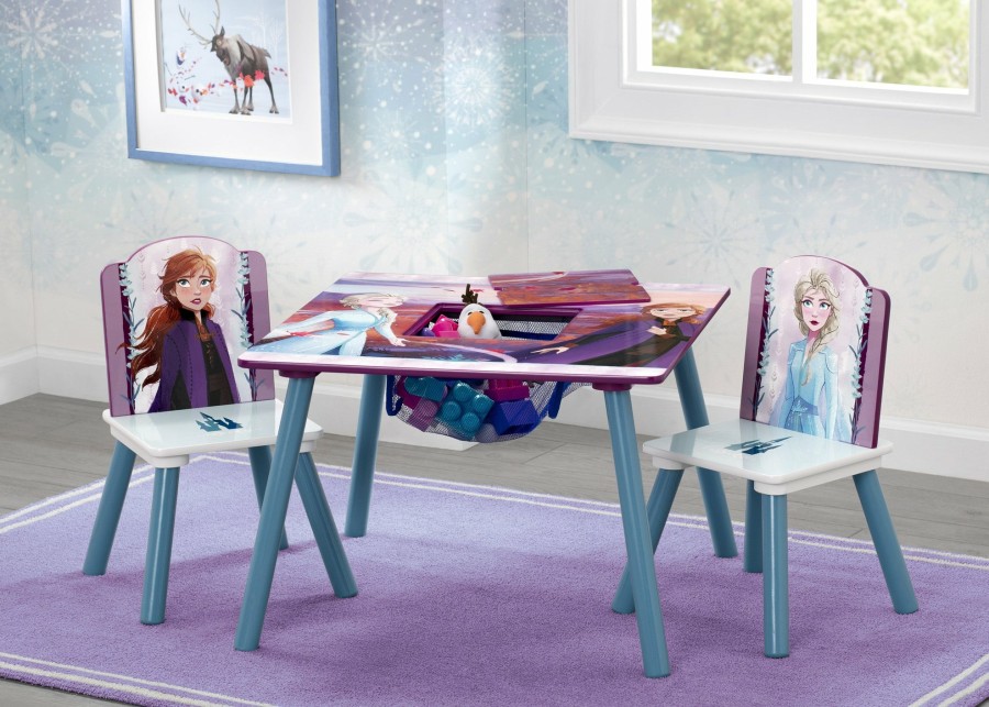 Delta Children Table & Chair Sets | Frozen Ii Table And Chair Set With Storage