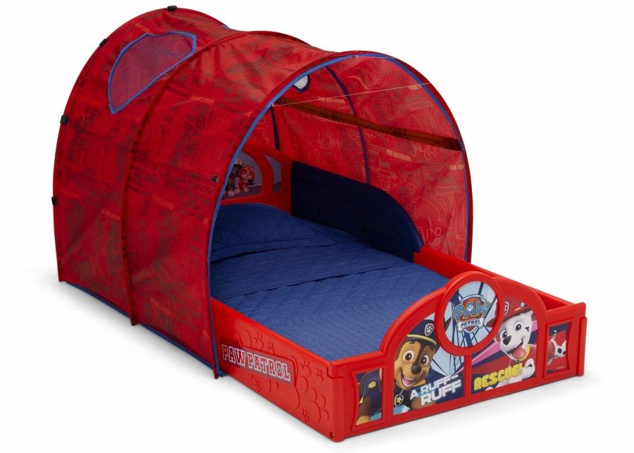 Delta Children Shop By Character | Paw Patrol Sleep And Play Toddler Bed With Tent