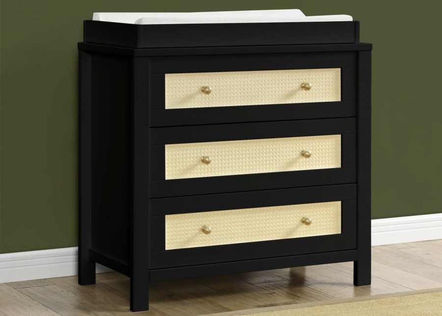 Simmons Kids Dressers & Changing Tables | Theo 3 Drawer Dresser With Changing Top