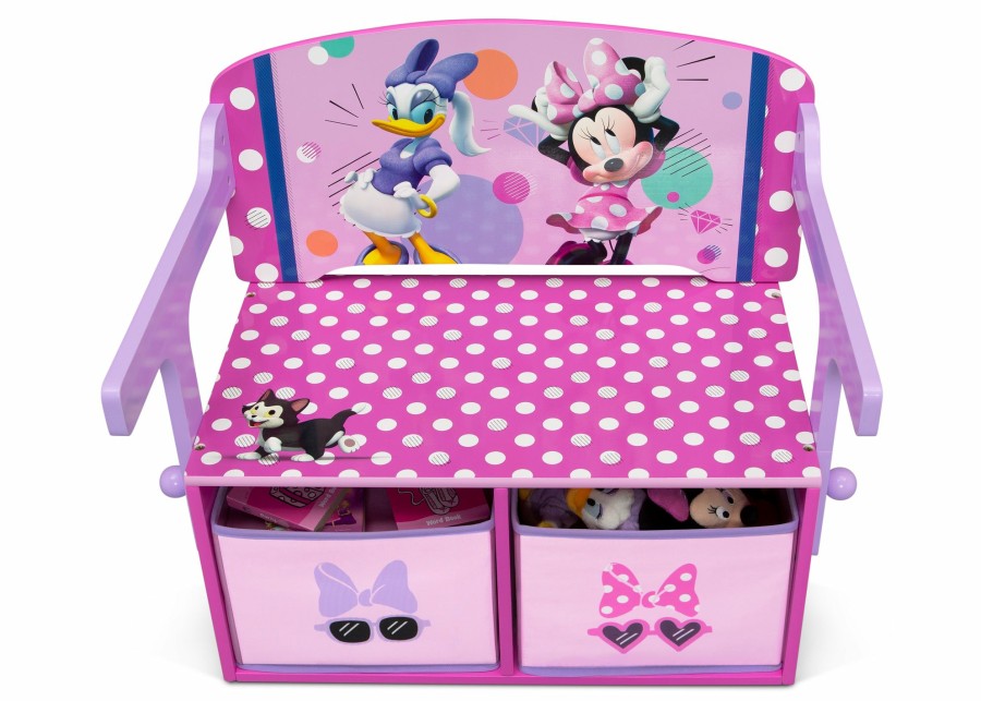 Delta Children Activity Desks | Minnie Mouse 2-In-1 Activity Bench And Desk