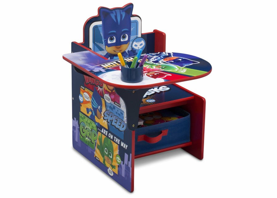 Delta Children Table & Chair Sets | Pj Masks Chair Desk With Storage Bin