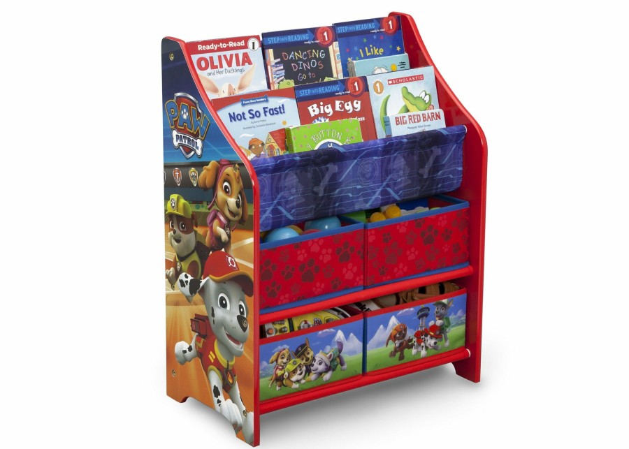 Delta Children Book & Toy Storage | Paw Patrol Book And Toy Organizer