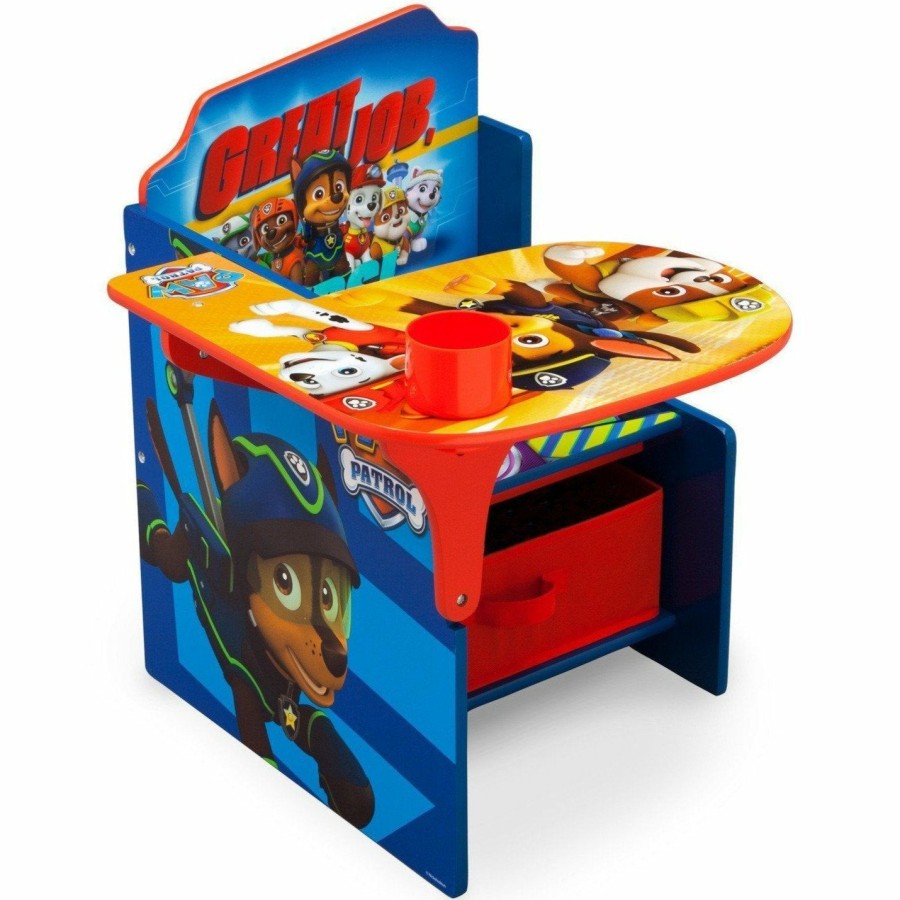 Delta Children Activity Desks | Paw Patrol Chair Desk With Storage Bin