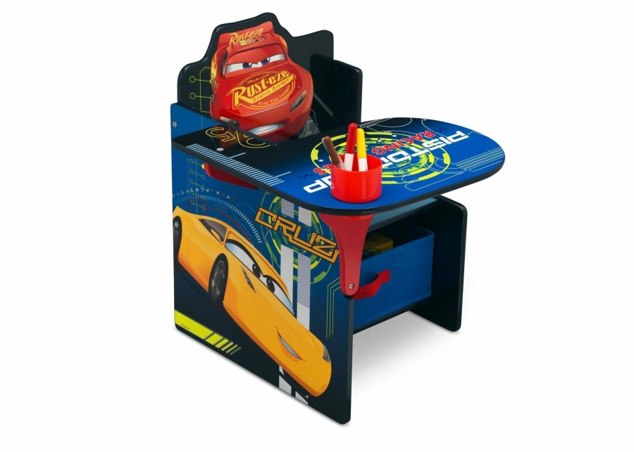 Delta Children Activity Desks | Cars Chair Desk With Storage Bin