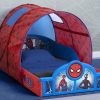 Delta Children Toddler Beds | Spider-Man Sleep And Play Toddler Bed With Tent