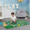 Delta Children Play Rugs | Large Road Map Activity Rug For Girls And Boys - 54-Inch L X 39-Inch W