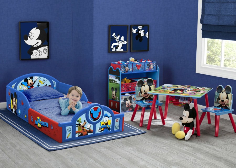 Delta Children Shop By Character | Mickey Mouse Plastic Sleep And Play Toddler Bed