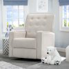 Delta Children Gliders & Rocking Chairs | Gavin Nursery Glider Swivel Recliner Featuring Livesmart Fabric By Culp