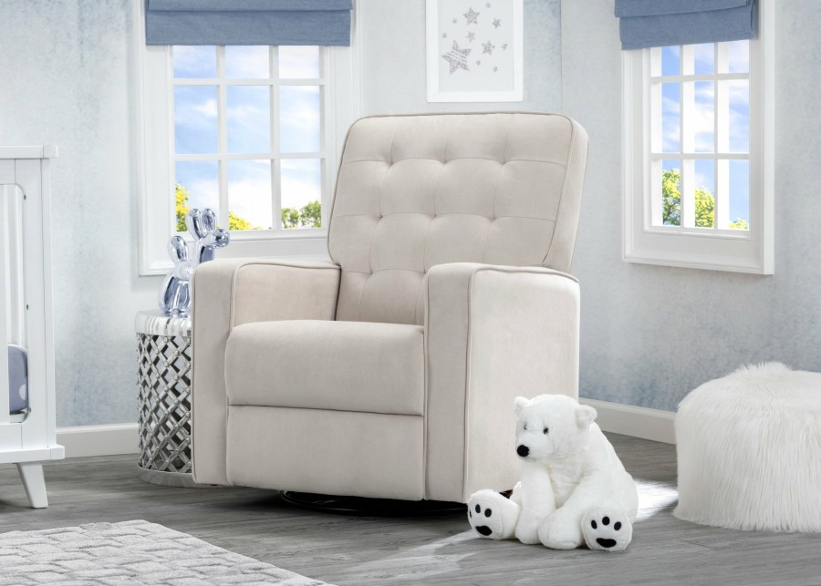 Delta Children Gliders & Rocking Chairs | Gavin Nursery Glider Swivel Recliner Featuring Livesmart Fabric By Culp