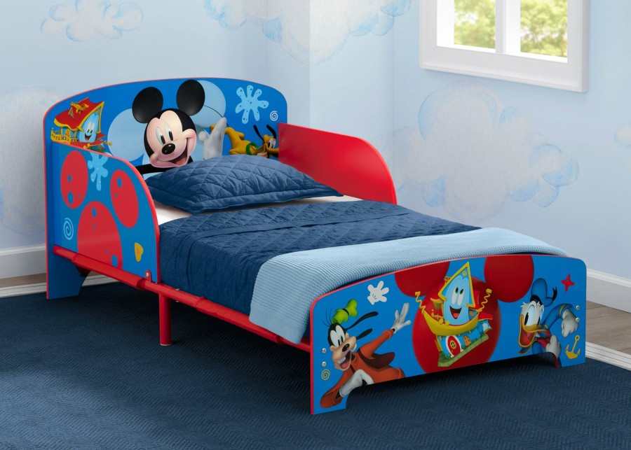 Delta Children Toddler Beds | Mickey Mouse Wood & Metal Toddler Bed