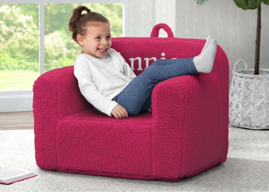 Delta Children Personalization | Personalized Cozee Sherpa Chair For Kids