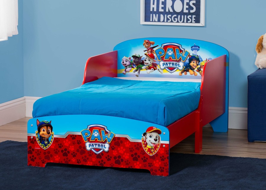 Delta Children Shop By Character | Paw Patrol Wood Toddler Bed