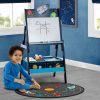 Delta Children Play Rugs | Outer Space Round Area Rug For Kids, 39-Inch